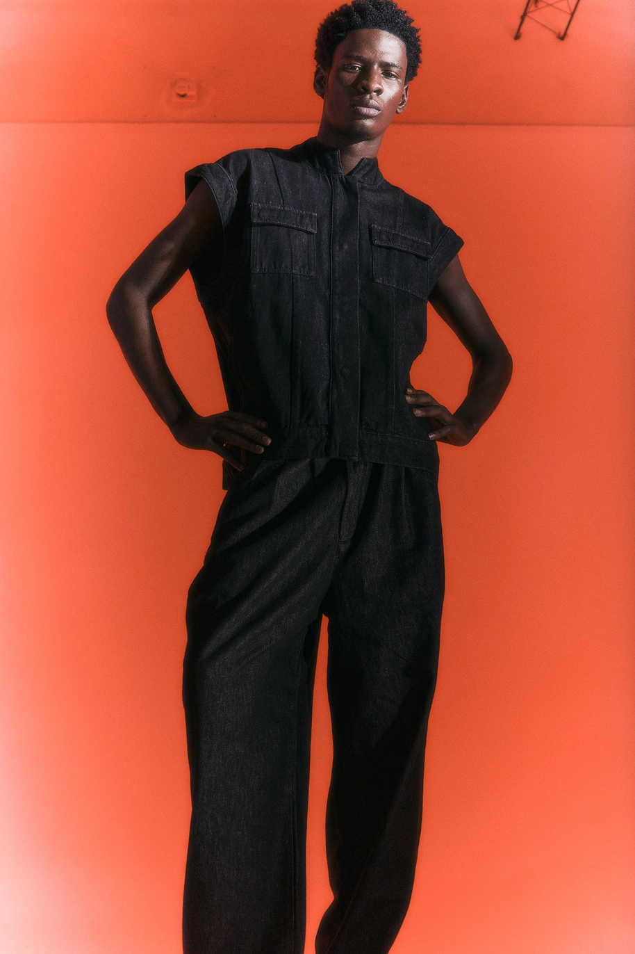 Black Denim Pants - Image 2