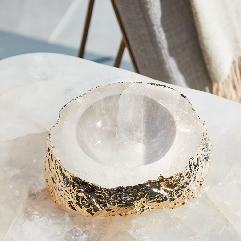 Casca Bowl, Crystal and Gold - Image 2