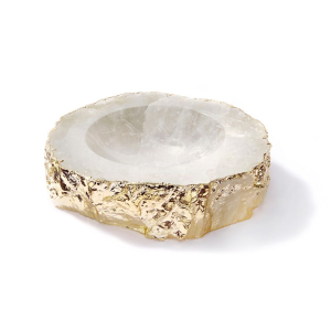 Casca Bowl, Crystal and Gold
