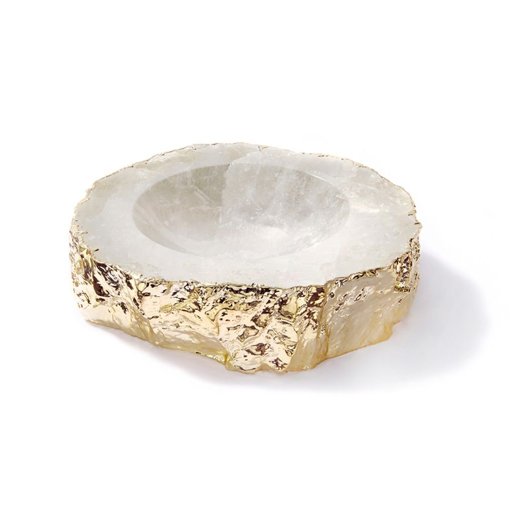 Casca Bowl, Crystal and Gold