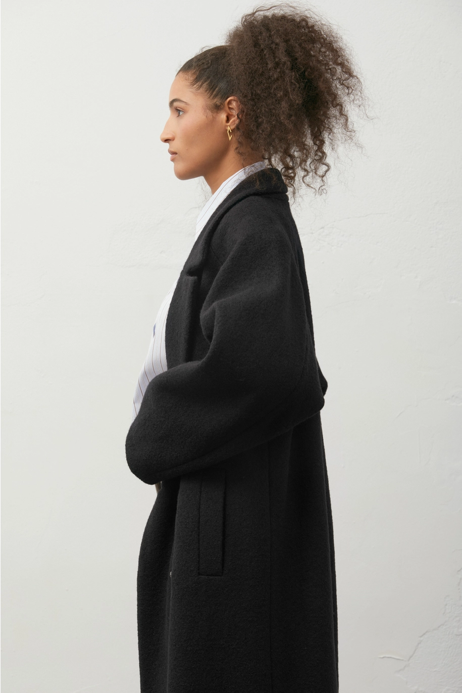 Cocoon Double-Breasted Coat - Image 3