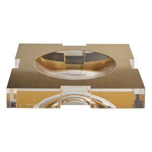 Acrylic Bowl Brushed Gold Large