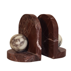 Marble Bookends
