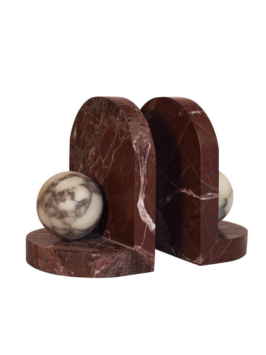 Marble Bookends