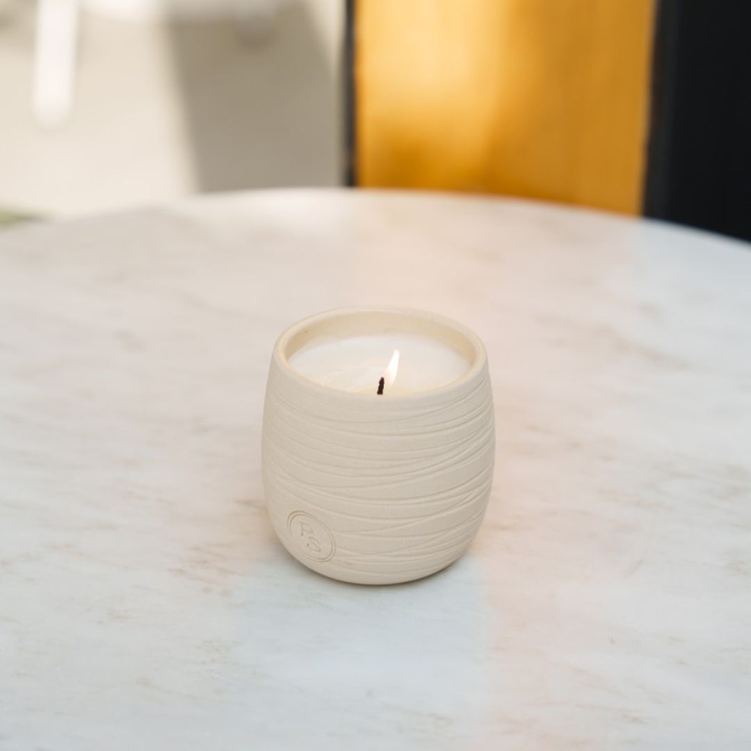 Sandalwood Ceramic Soy Candle - Image 3