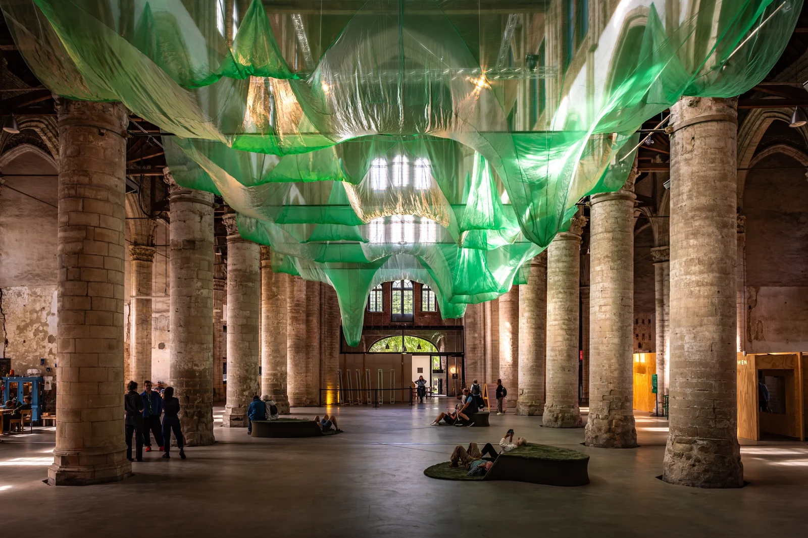 Buoyants: An Underwater Landscape Inside a Gothic Church