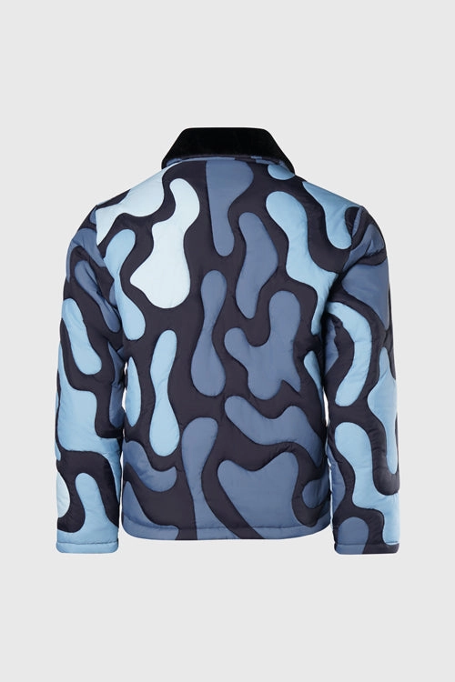 Camouflage Sherling Puffer Jacket - Image 2