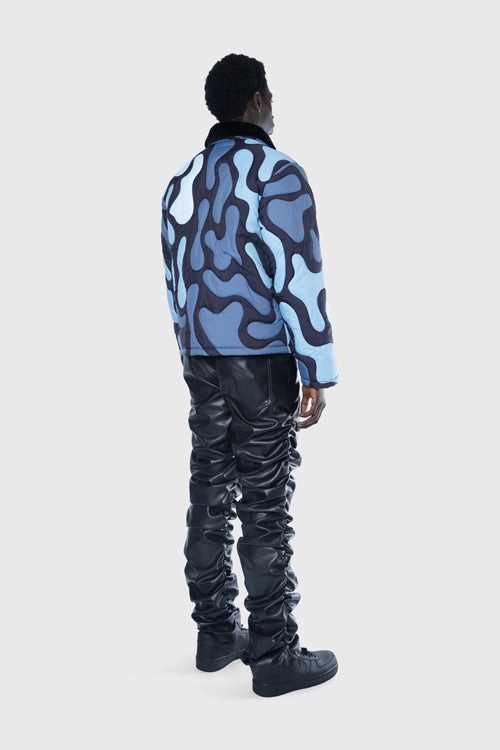 Camouflage Sherling Puffer Jacket - Image 3
