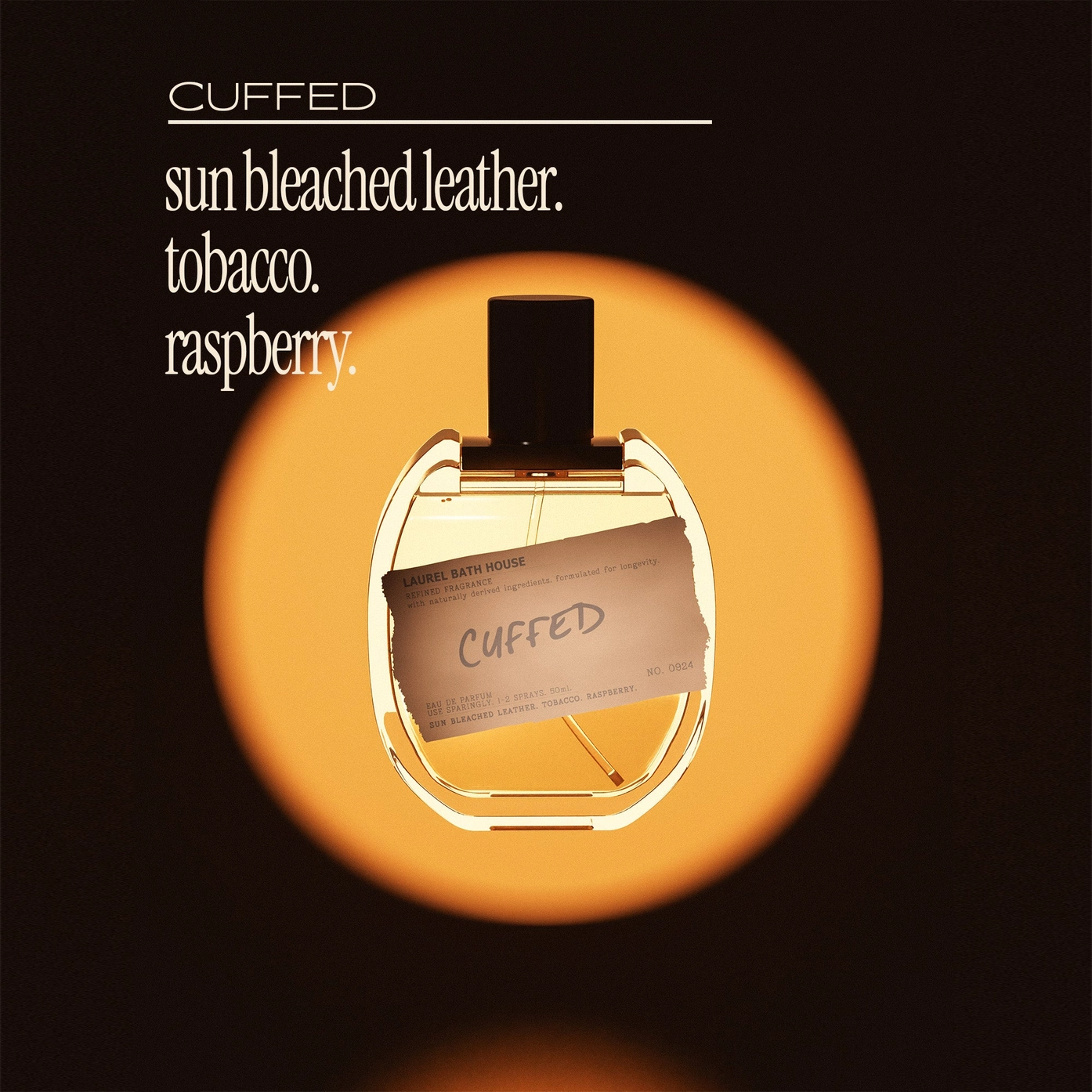 Laurel Bath House Leather Tobacco, and Raspberry Eau De Parfum - Image 2