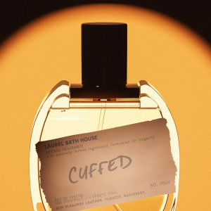 Laurel Bath House Leather Tobacco, and Raspberry Eau De Parfum