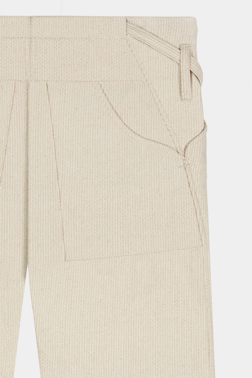 White Sashiko Pants - Image 2