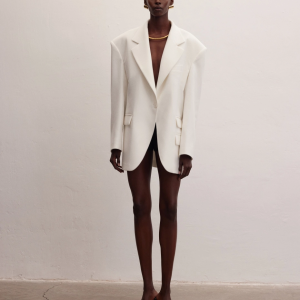 White Structured Blazer