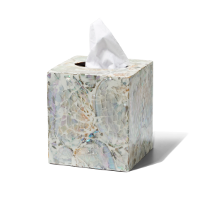 Mother of Pearl – Natural Tissue Box Mother of Pearl – Natural Tissue Box