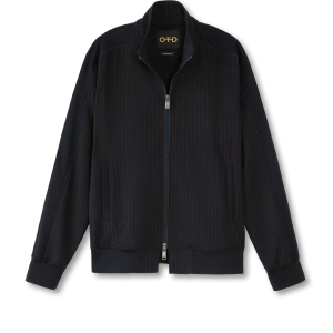 Pinstripe Track Jacket