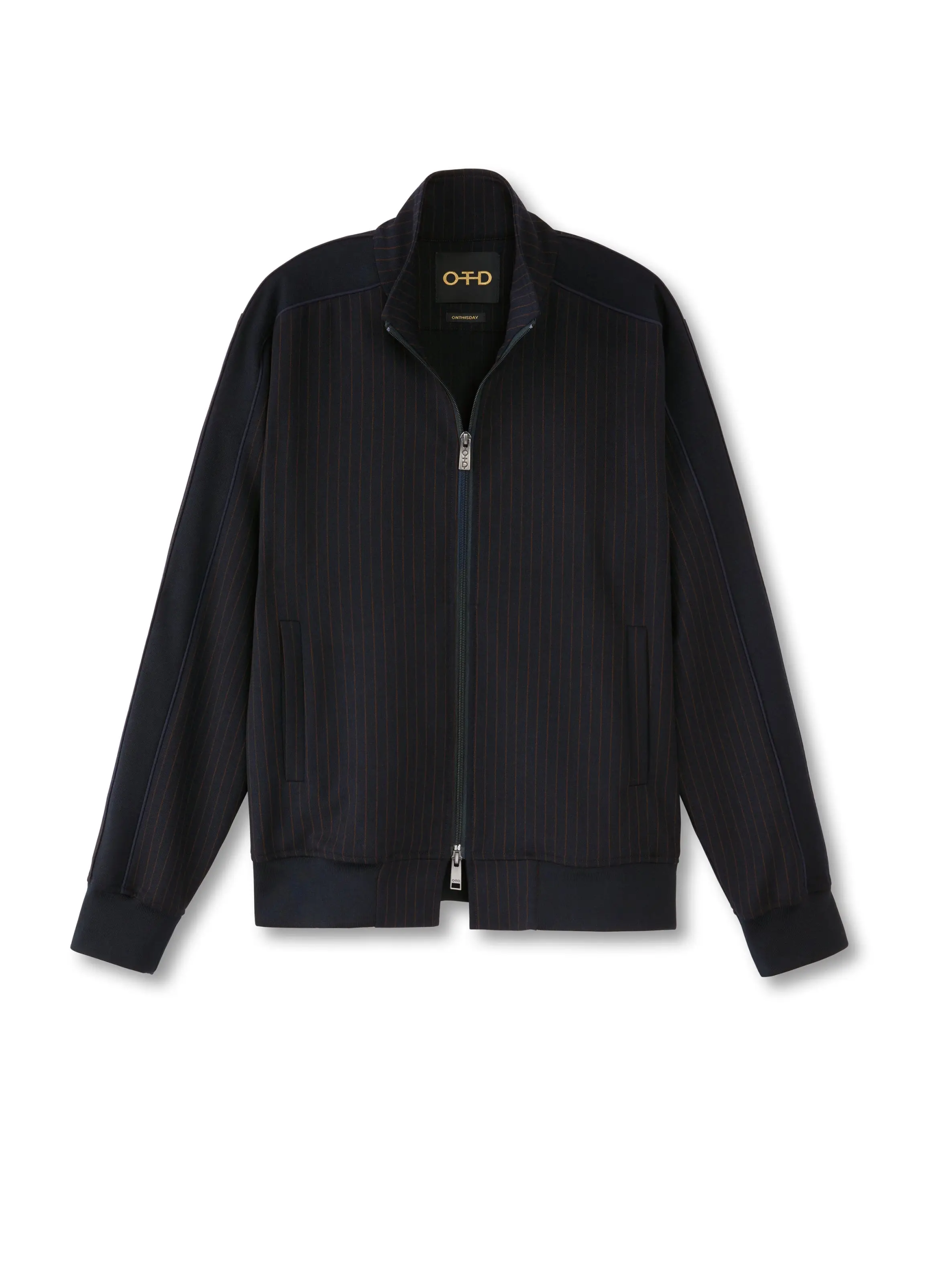 Pinstripe Track Jacket