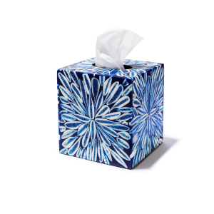 Blue Almendro Tissue Box Blue Almendro Tissue Box