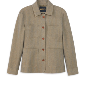 Patch Pocket Task Jacket (Sandstone)