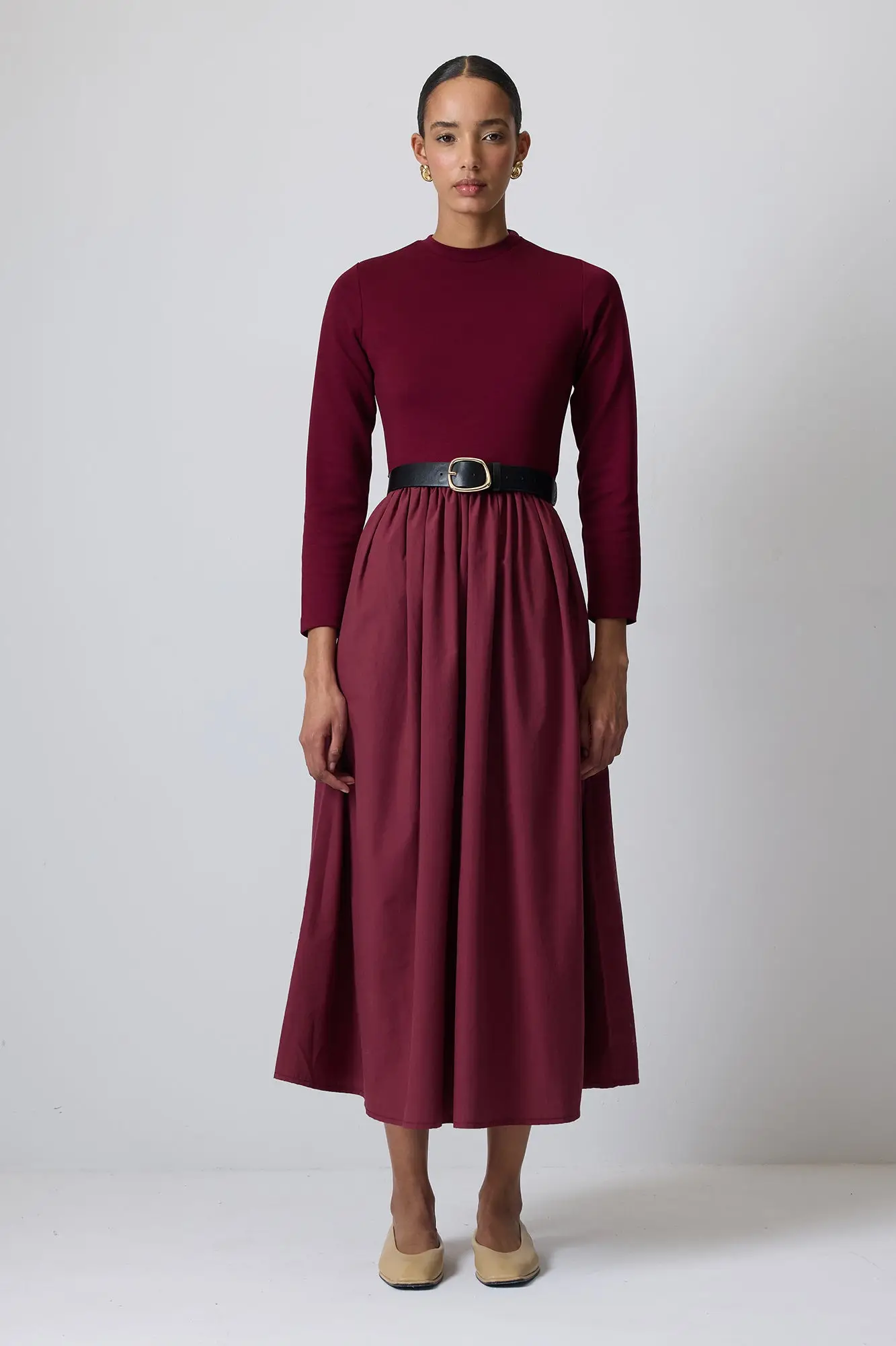 Pleated Detailed Dress