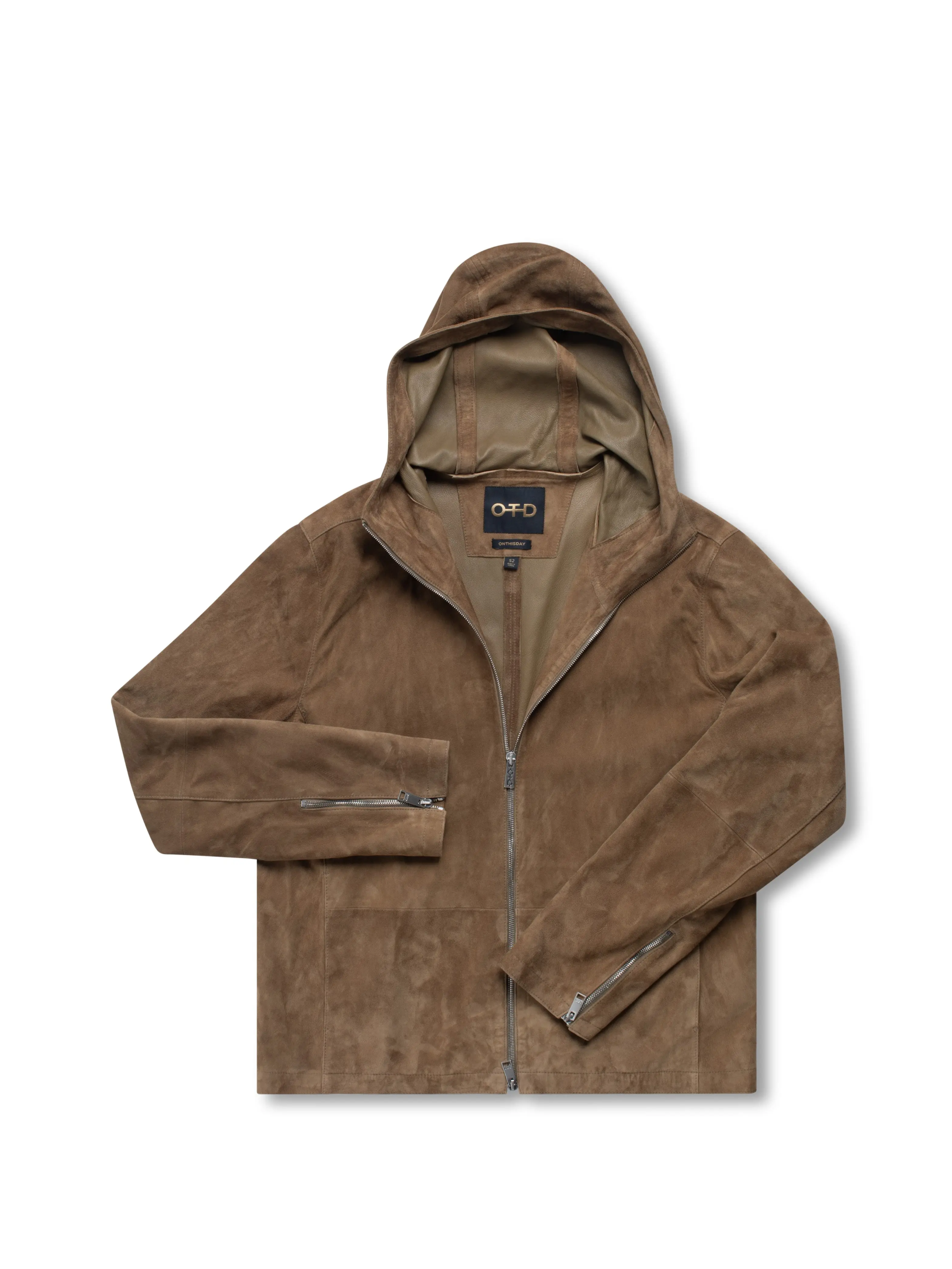 Hooded Suede Jacket