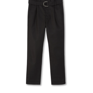 Pleated High Rise Tapered Pant