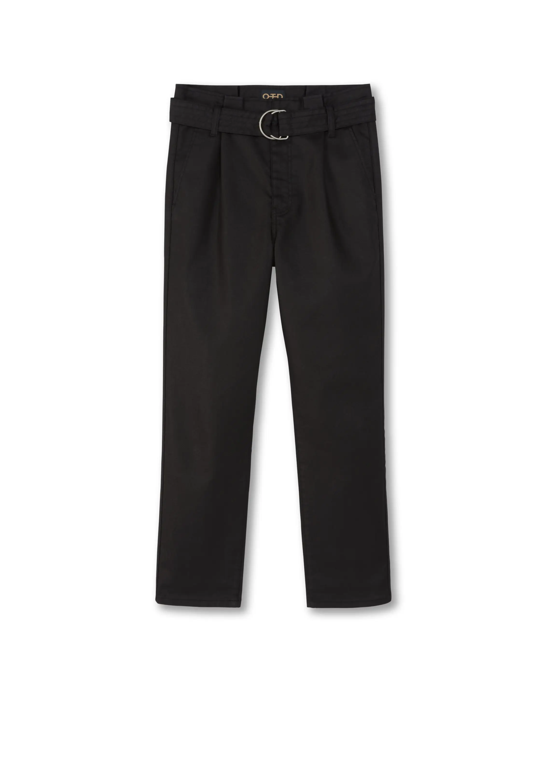 Pleated High Rise Tapered Pant