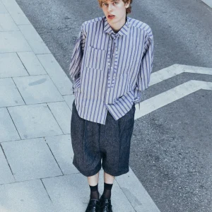 Amama Blue Stripes Shirt