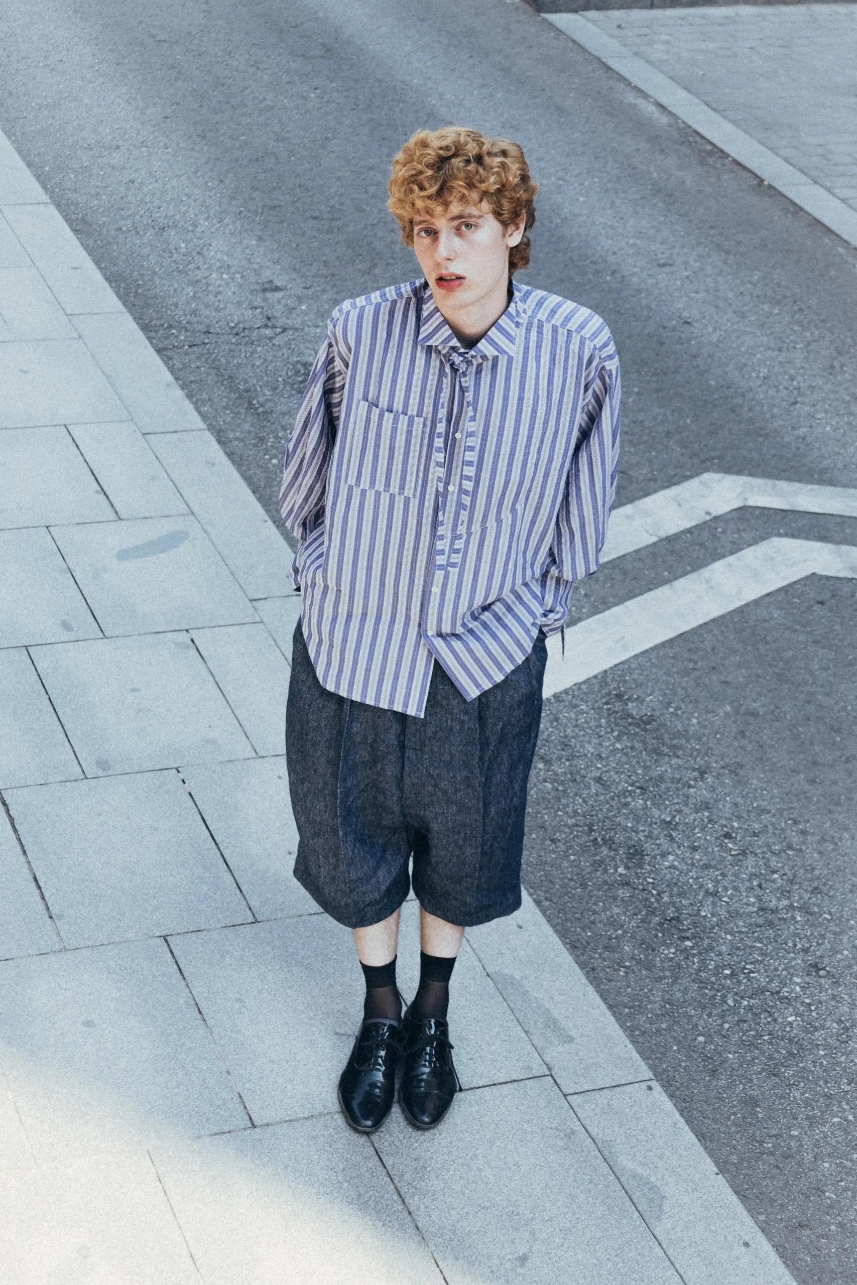 Amama Blue Stripes Shirt