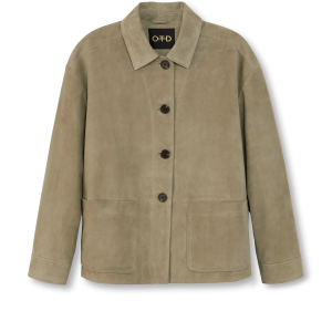 Suede Work Jacket (Sage)
