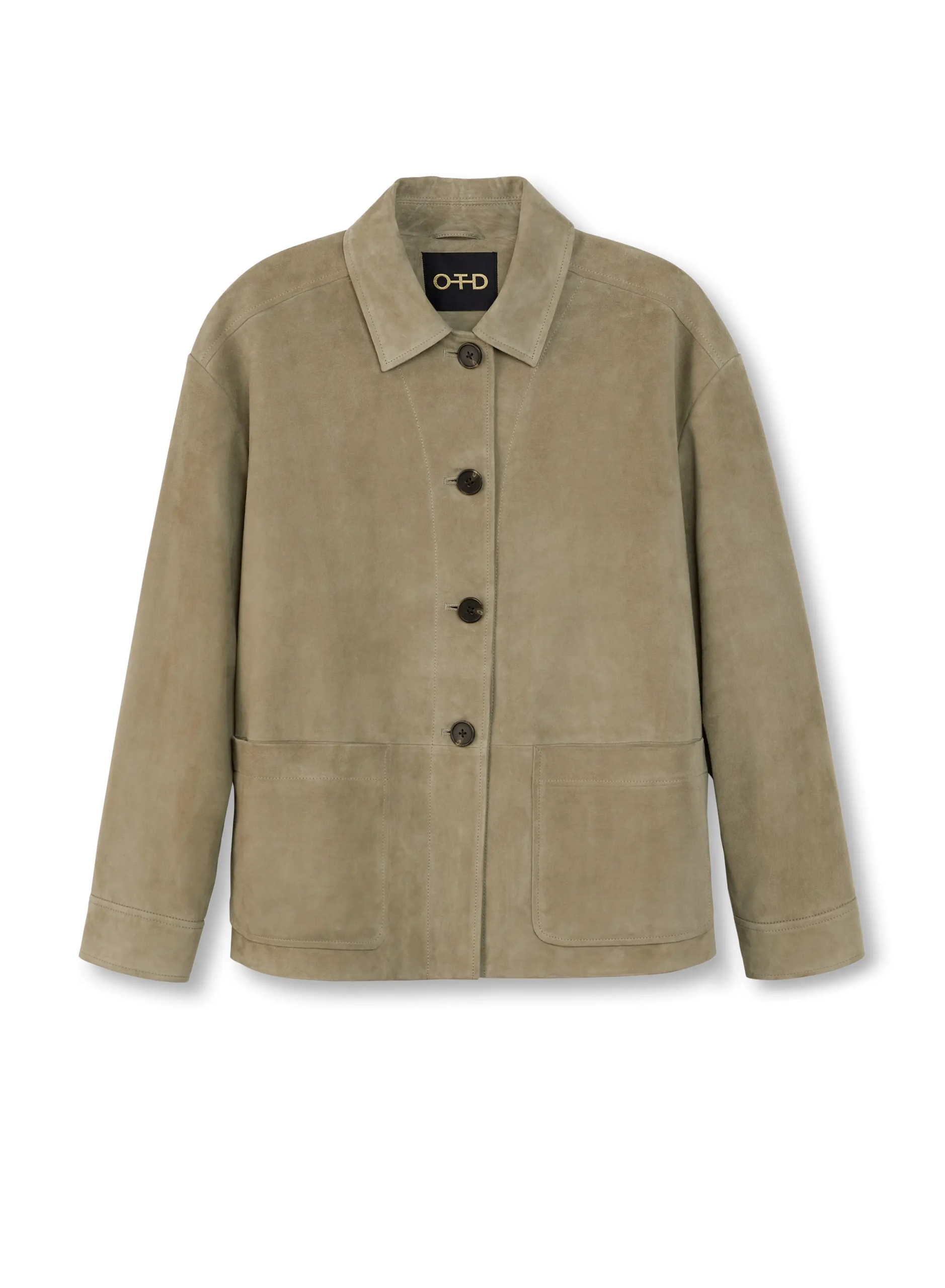 Suede Work Jacket (Sage)