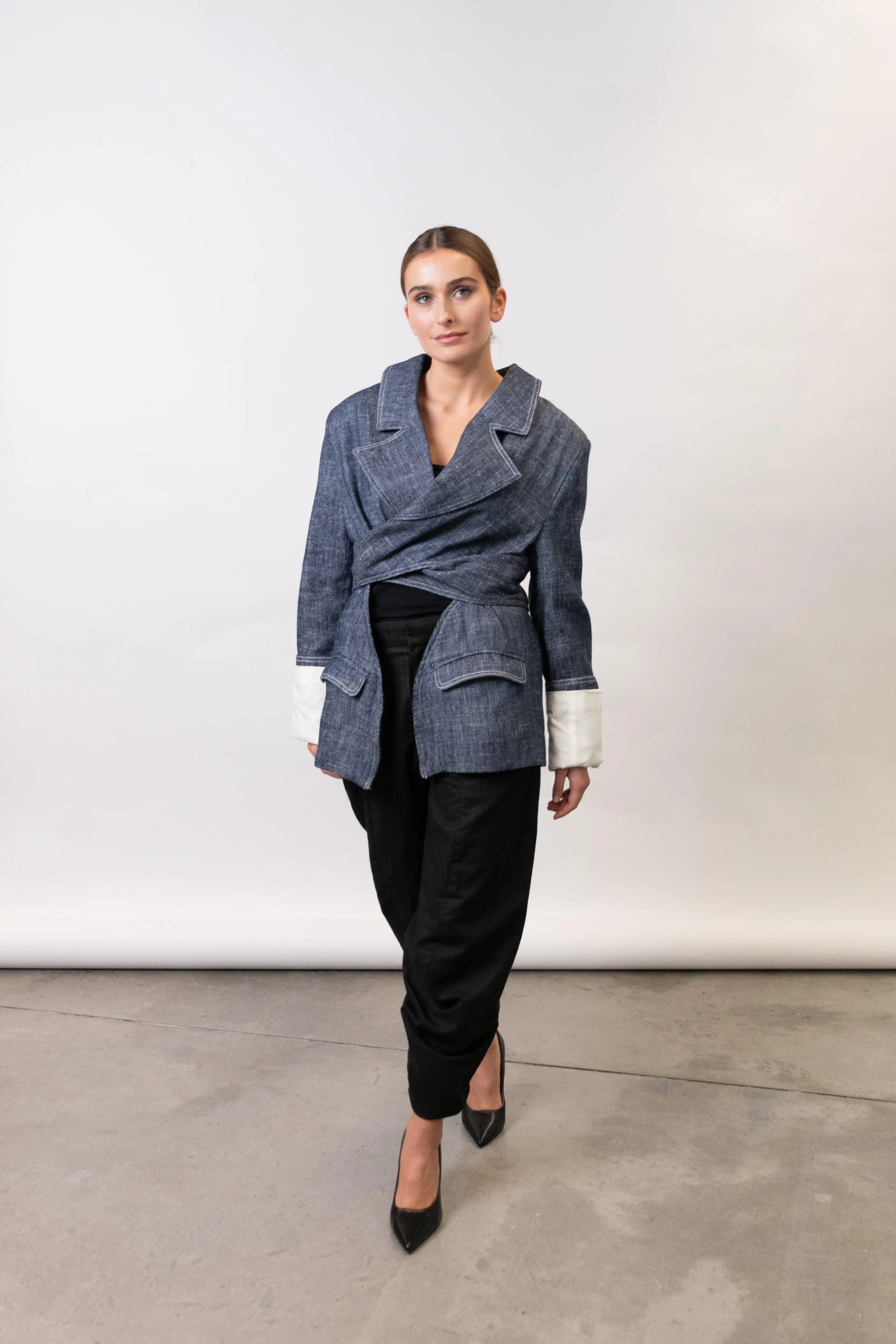 Guraso Jacket Navy Blue