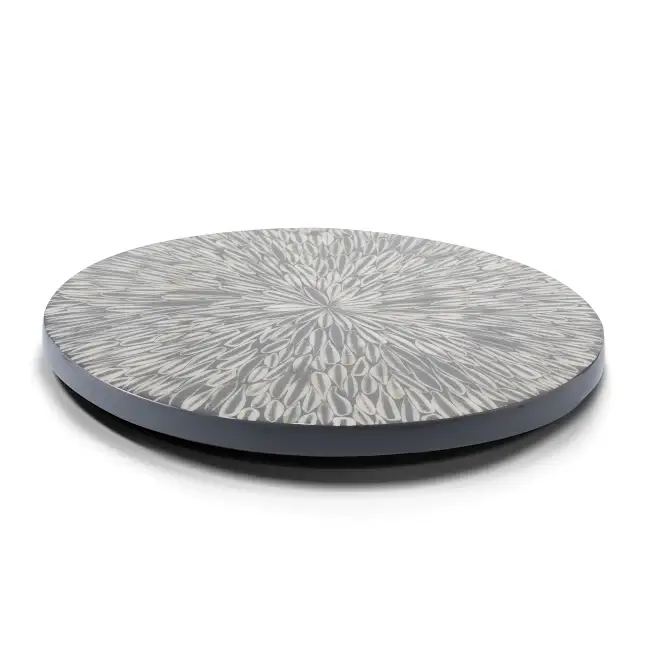 Gray Almendro Revolving Tray