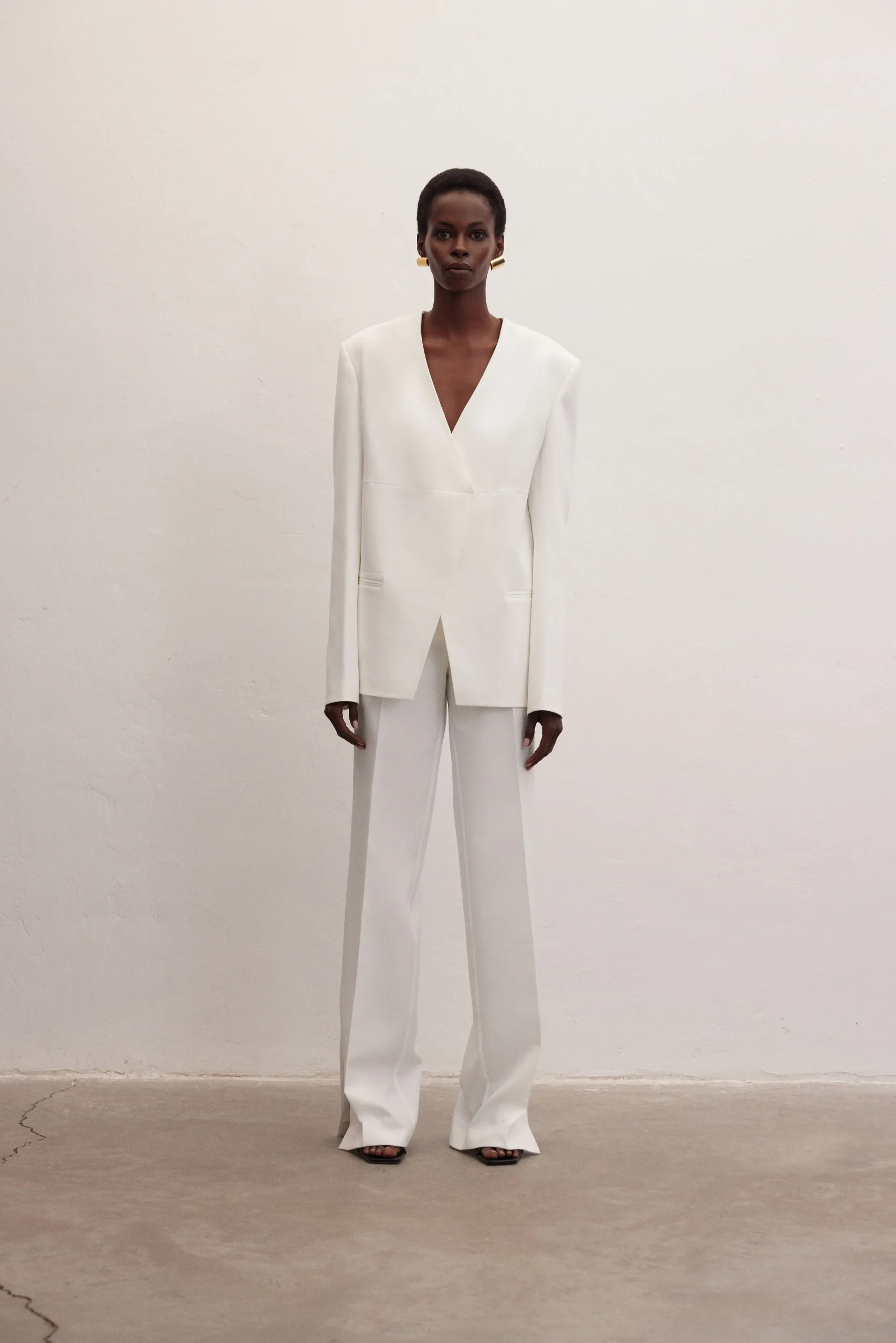 White Oversized Blazer